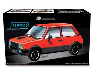 Innocenti De Tomaso Turbo 1983 Grigio metallizzato Laudoracing 1:18 Resinemodell (Türen, Motorhaube... nicht zu öffnen!)